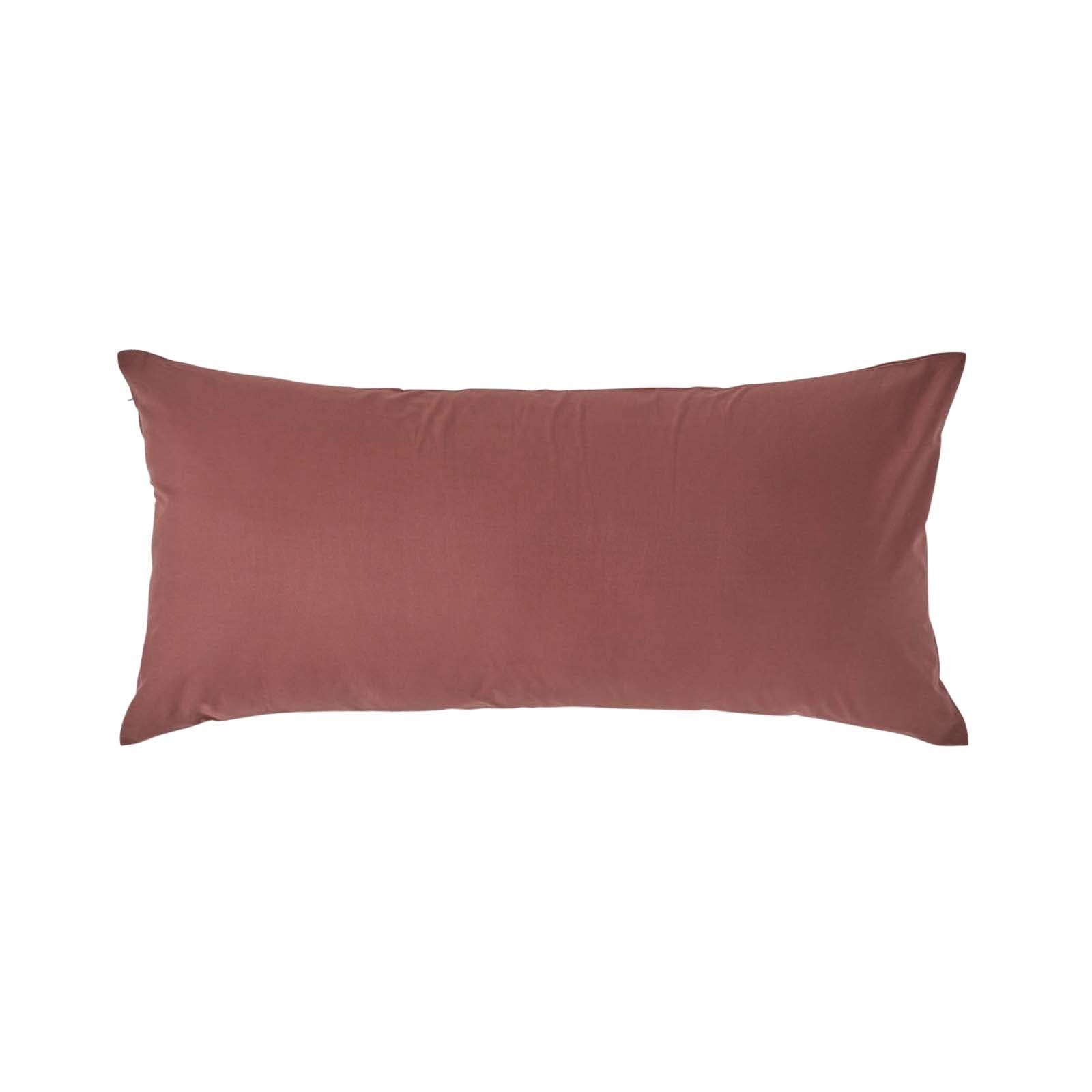 Continental Egyptian Cotton Pillowcase 200 Tc | 40 x 80cm | Chocolate