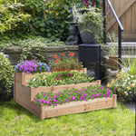 470l Wooden Garden Bed 3-tier Planter Kit