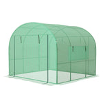 Polytunnel Greenhouse W/ Uv-resistant Pe Cover, Grow House | Large | Green