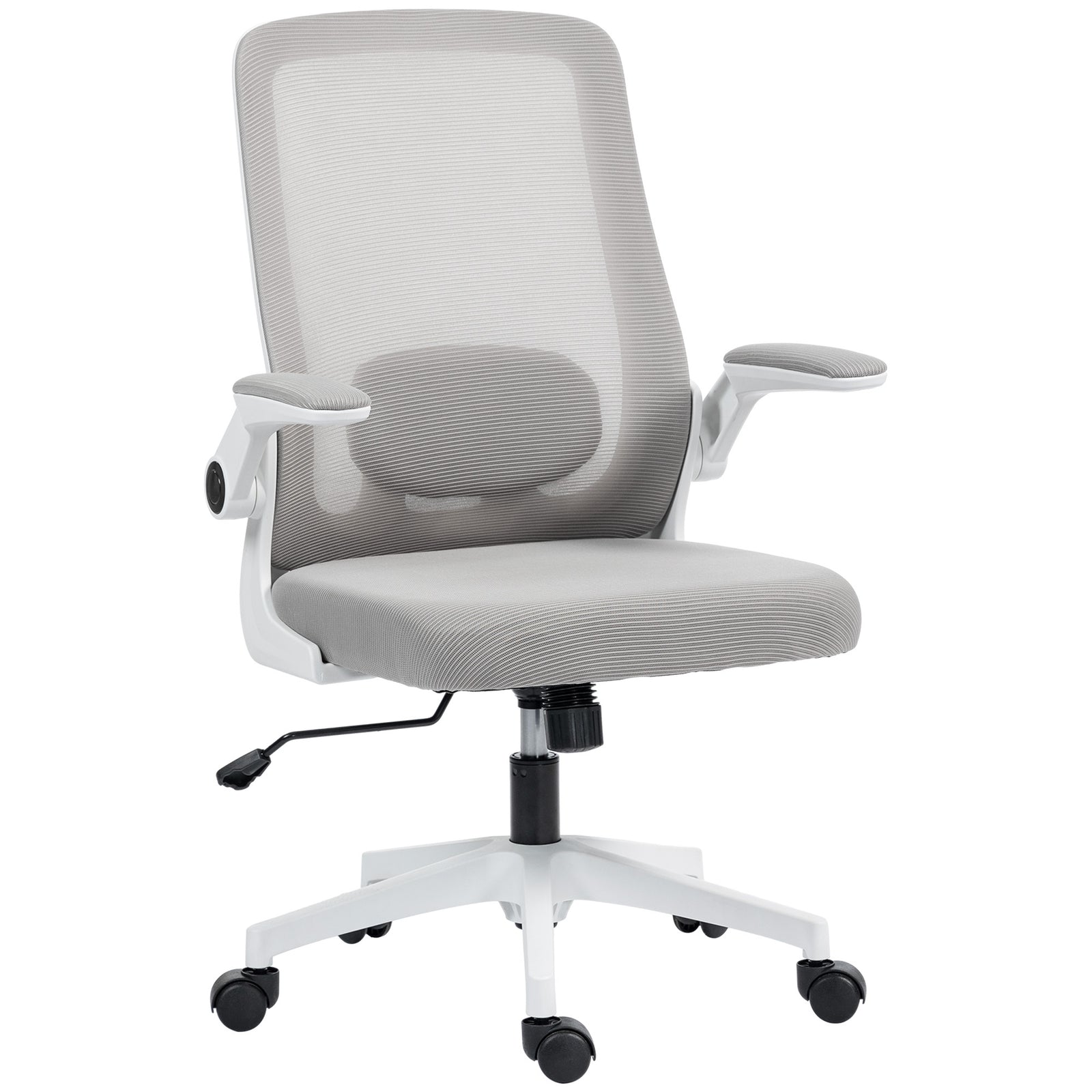 Mesh Desk Chair With Tilt Function, Lumbar Support | Gray