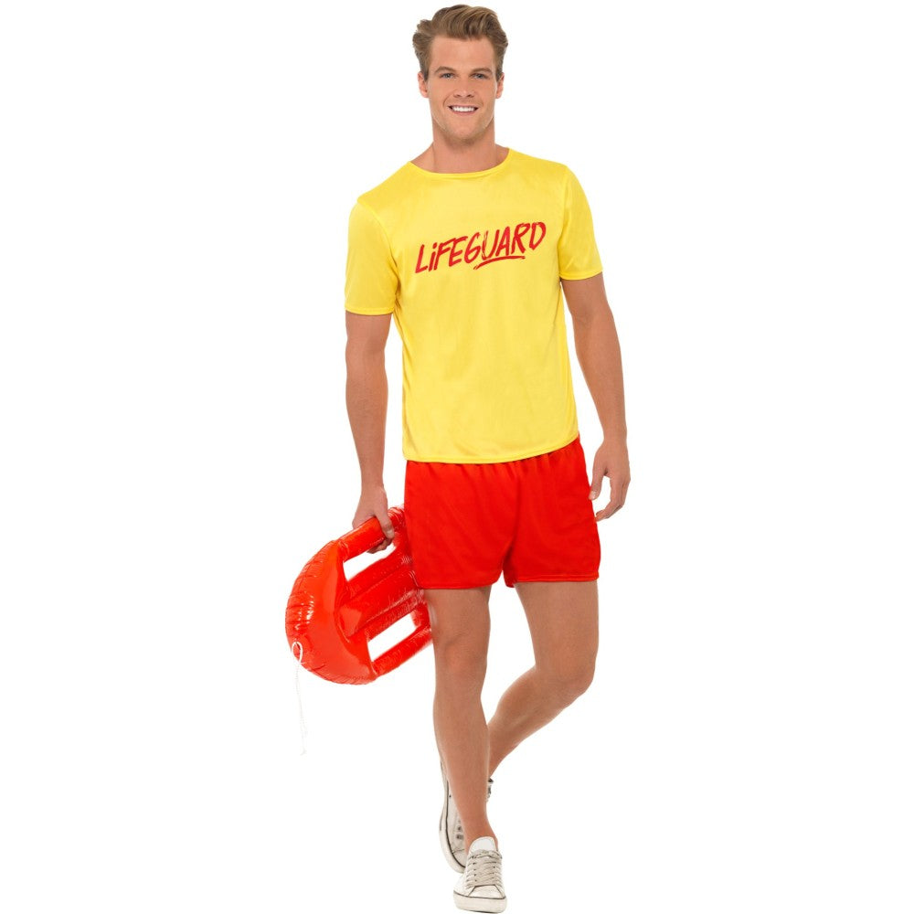 Men's Beach Lifeguard Costume | Large