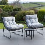 Chantal 3 Piece Patio Set | One Size | Gray