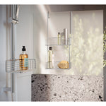 Polished Chrome Shower Basket Soap Caddy For Riser Rail | Polished Chrome