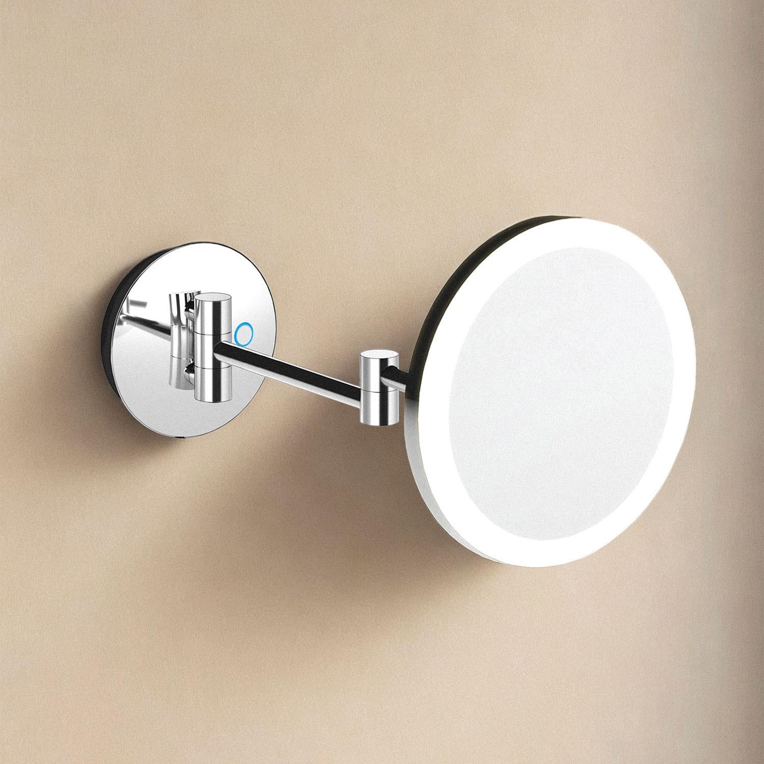 Mirror, Wall Mounted, X5, Led Light, Architect Collection | Chrome