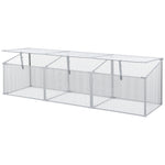 Outdoor Aluminium Greenhouse Polycarbonate 180x51x51cm