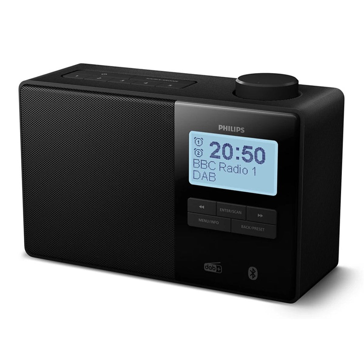 Tar5600 Dab/fm Bluetooth Portable Clock Radio | Black
