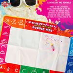 Doodle Water Painting Aqua Mat With 2 Water Pens Large Size, 100cm X 70cm