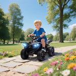6v Kids Atv, Battery Powered Ride On Car For Ages 3-6 Years | Black
