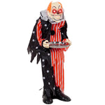 HOMCOM Animated Clown Halloween Decorations Outdoor Indoor