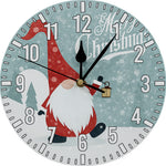 Xmas Haus Christmas Wall Clock (indoor), Santa Gonk