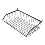 3/4/5-tier Adjustable Black Carbon Steel Storage Cart Rolling Utility Organizer Trolley With Wooden Handle | Small | Black