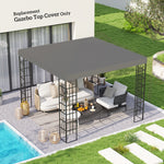 3x3m Gazebo Canopy Replacement Cover, With Drain Holes