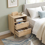 Breeins Nightstand Bedside Table With Drawers