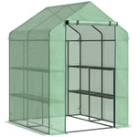 2-tier Walk-in Greenhouse With Cover