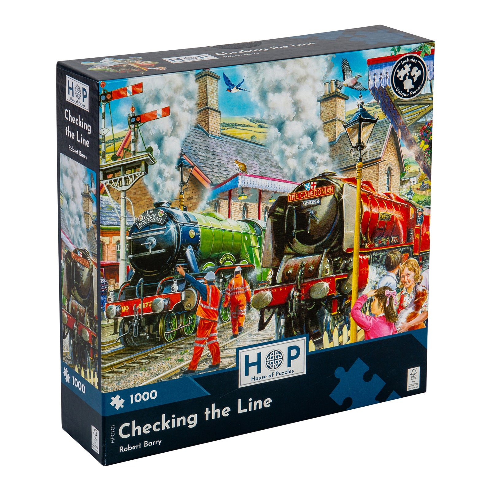 Checking The Line Jigsaw - 1000 Piece Jigsaw Puzzle For Adults