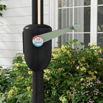 2.65m Parasol W/ Solar Led Lights & Crank Handle | Charcoal Gray
