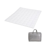 Duvet Goose Down Quilt 12tog 100% Cotton Cover Washable | Double | White