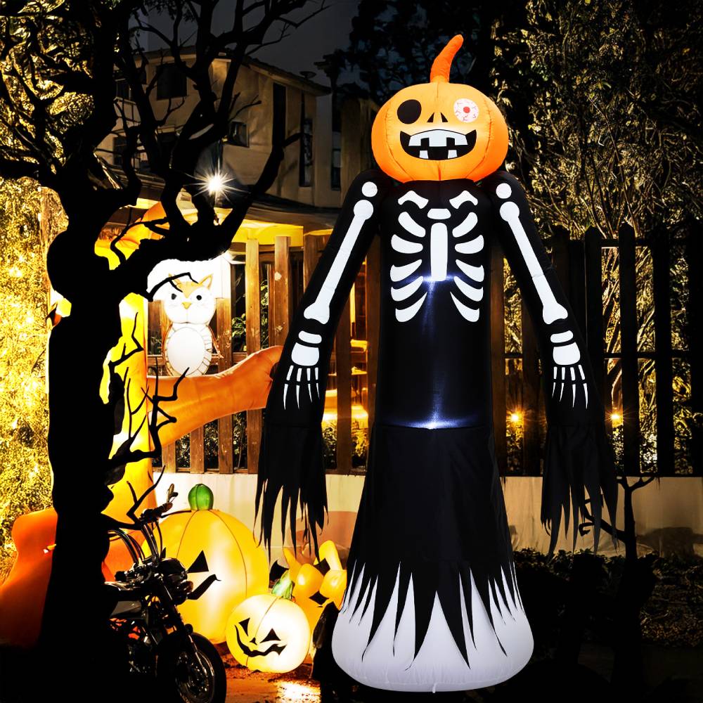9ft Blow Up Halloween Inflatable Model Decor With White Lights