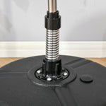 Punching Bag Set With Stand And 4-level Adjustable Height | Black