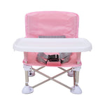 Portable And Foldable Baby Highchair With Tray | Pink