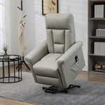 Power Lift Chair Pu Leather Electric W/ Side Pocket