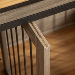 Double Dog Cage W/ Divider - Ak Color | Brown