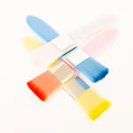 Colourful Makeup Paintbrush Style Foundation Brush Mx04, White