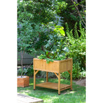 Raised Wooden Planter