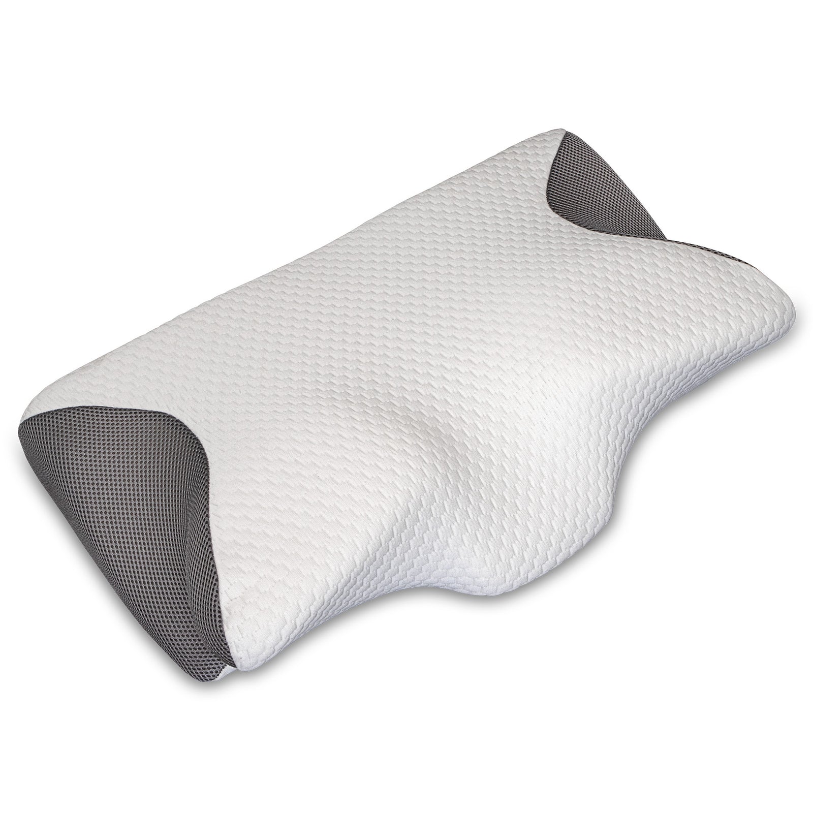 Luxury Orthopedic Memory Foam Cervical Neck Support Pillow 64x42x12.5cm, Side Sleeper Pillow For Back & Stomach Sleepers