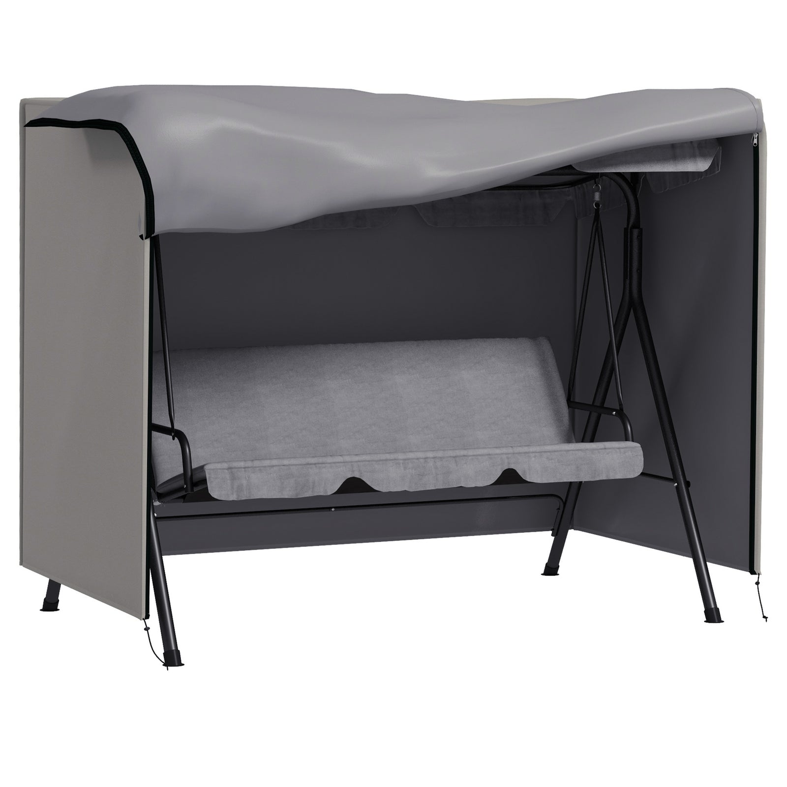 Large Outdoor Swing Chair Cover Garden Furniture Protector | Light Slate Gray