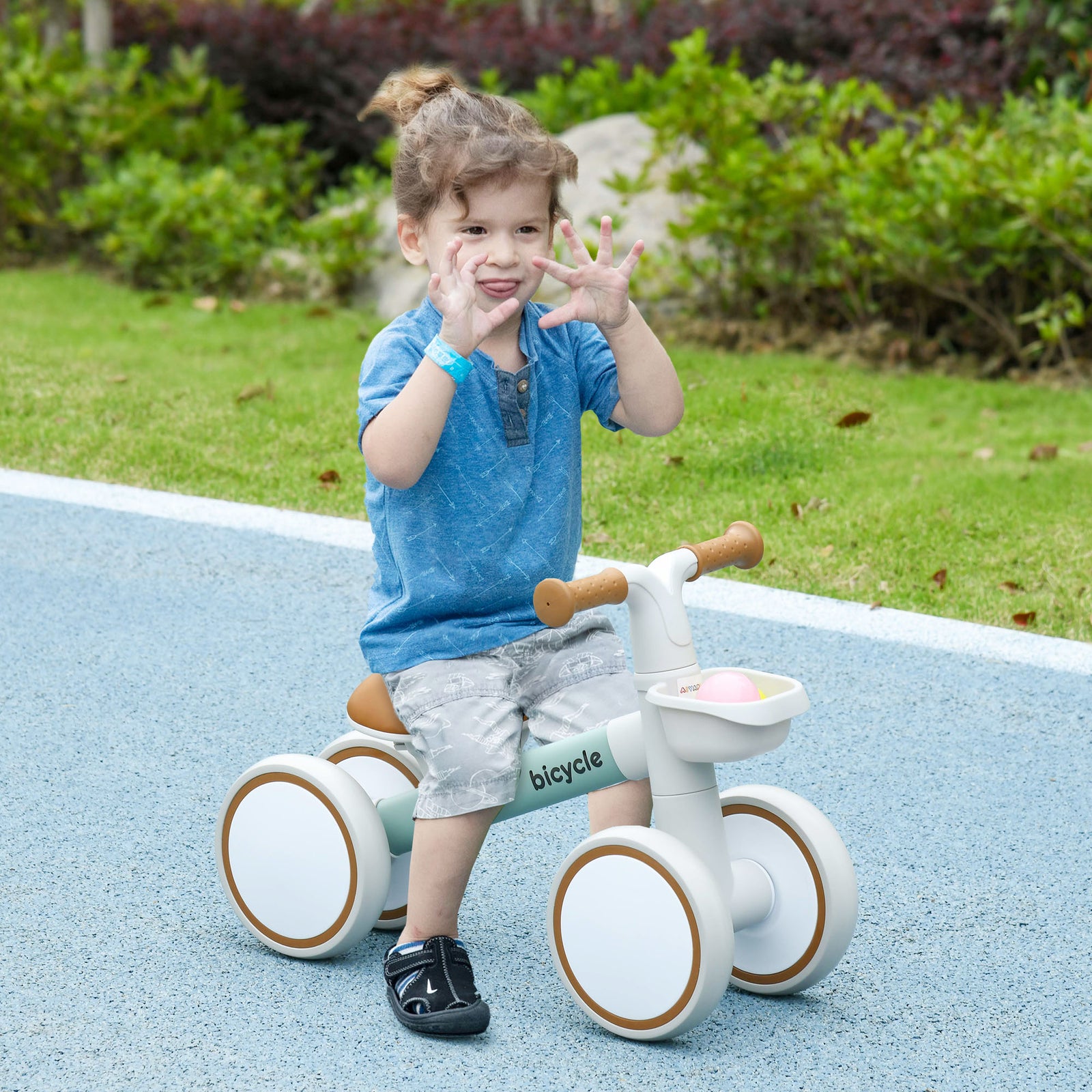 1-3 Year Kids Balance Bike, No Pedal | Green