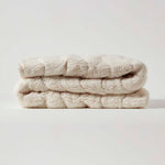 Deep Quilted Fleece Mattress Topper | European King | White