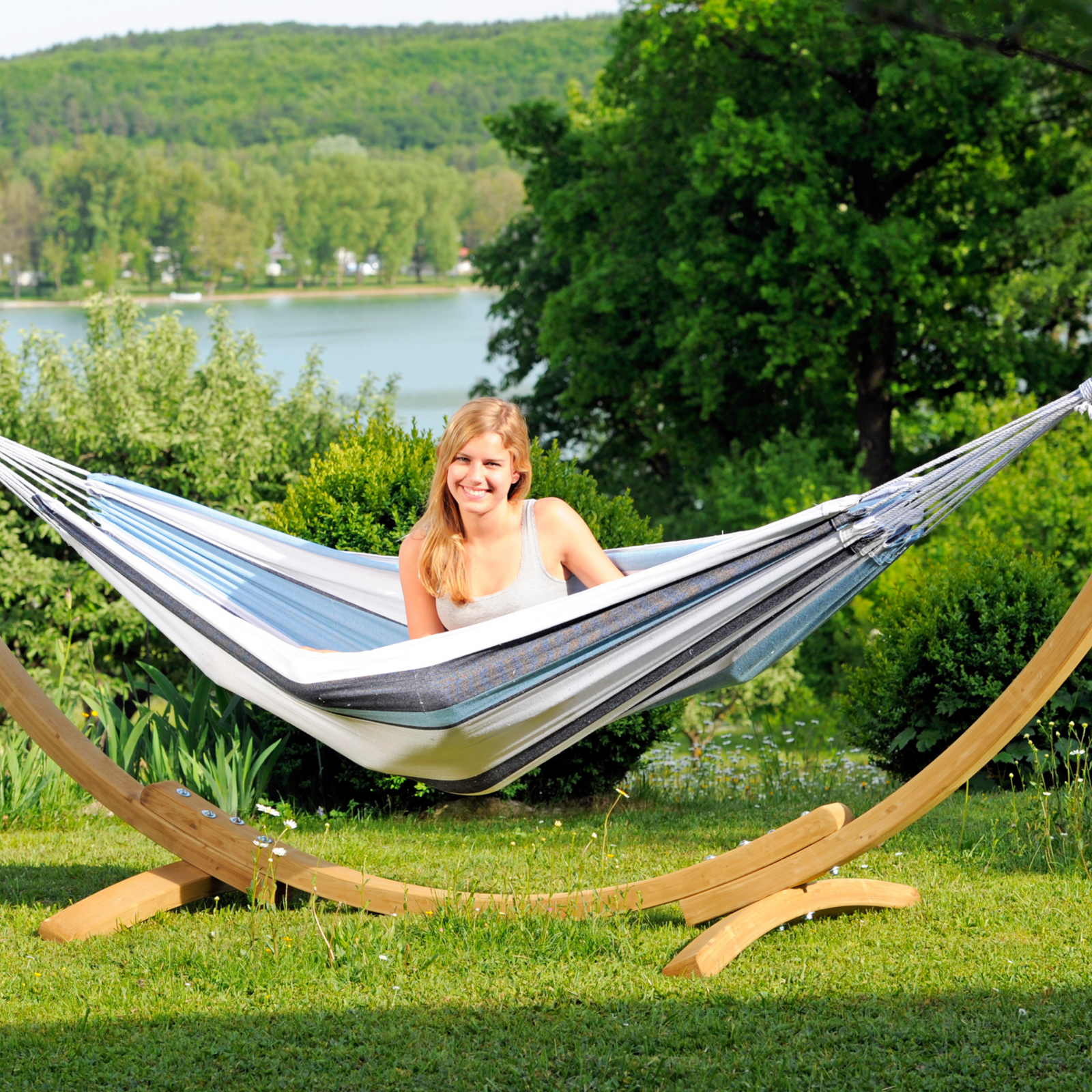 Apollo Hammock  Stand Set - Marine