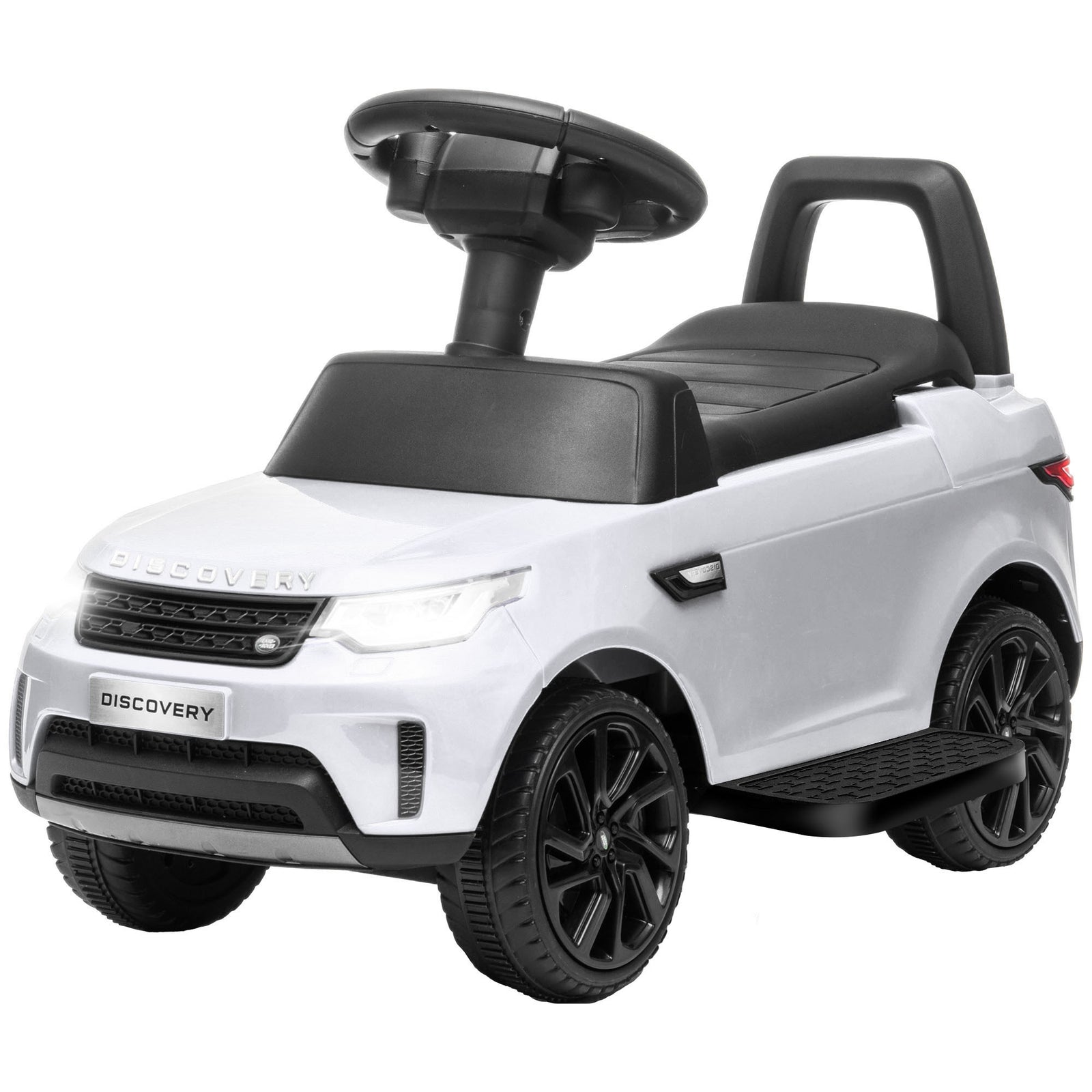 Land Rover Licensed Kids Electric Ride On Car Sliding Car | White