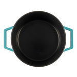 Cast Iron Casserole Dish 26cm Oven Proof Pan & Lid | 26cm | Blue