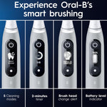 Io Series 6 Electric Rechargeable Toothbrush With Travel Case, Grey Opal