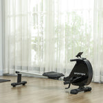Folding Rowing Machine, Lcd Monitor, Home Gym