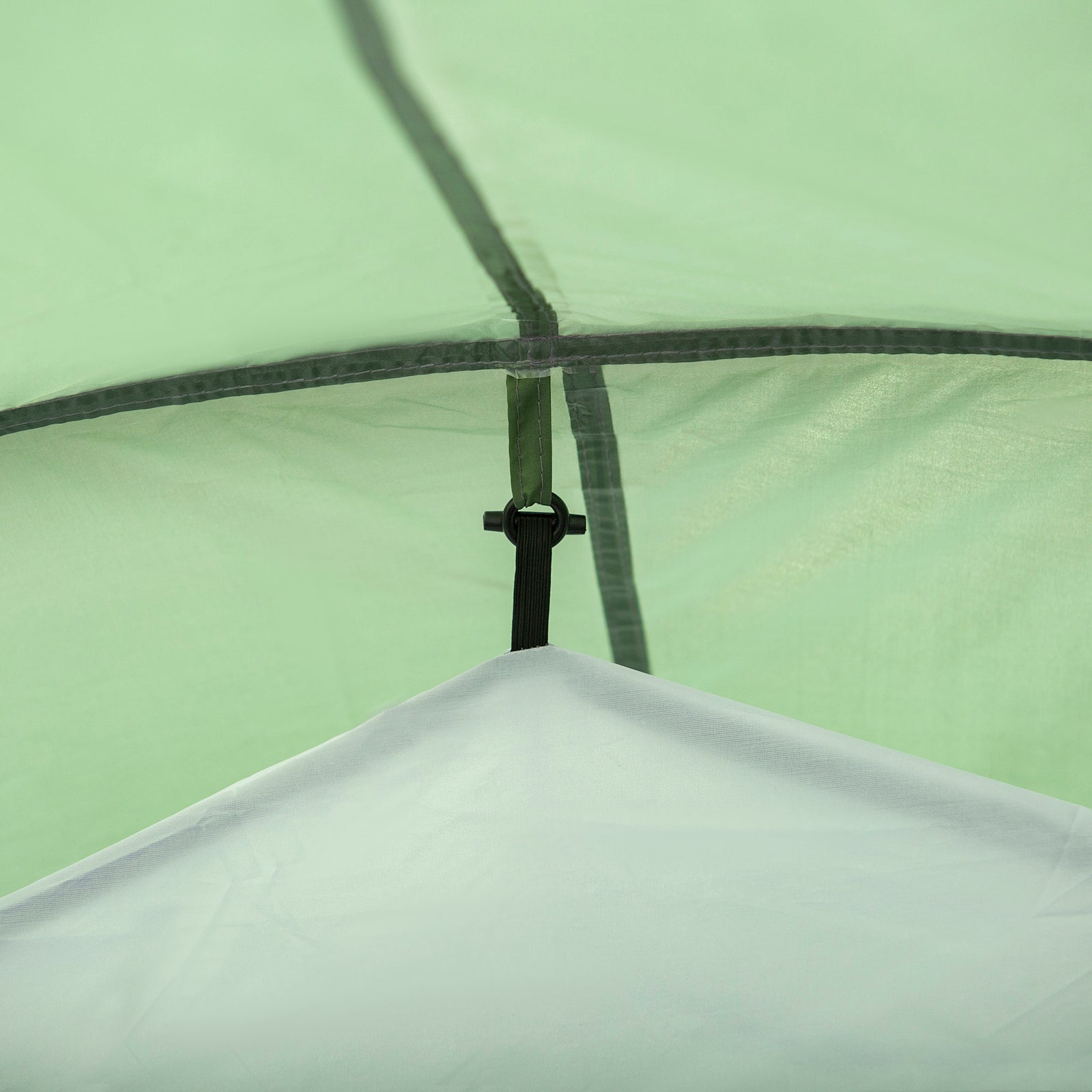 3 Man Camping Tent 2 Rooms Porch Vents Weather-resistant | Green