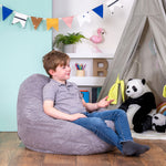 Kids Dalton Cord Bean Bag Chair | Purple