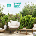 Havana Rattan Cocoon Chair - Natural