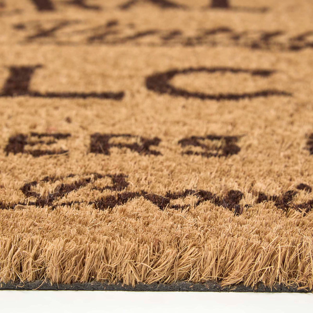 HOMESCAPES General Store Non-slip Coir Doormat