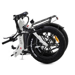 Vester Step 2024 Electric Folding Bike 20 Inch Wheel E-bike | White