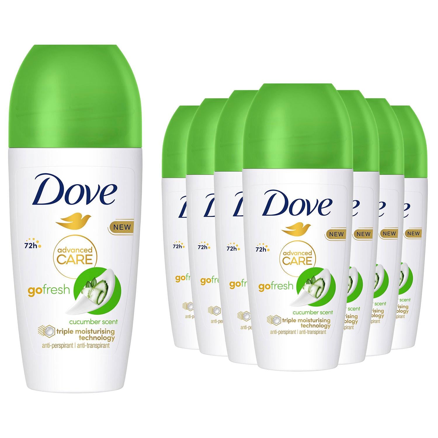 Roll On Deo Go Fresh Cucumber 72h Lasting Women's Anti-perspirant 50ml,12pk
