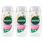 Mineral Therapy Shower Gel Feel Moisturised With Chamomile & Oat, 225ml, 3pk | 3 | White