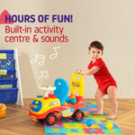 Hillington My First Ride On Toddler Buggy Car Walker Toy With Steering Wheel