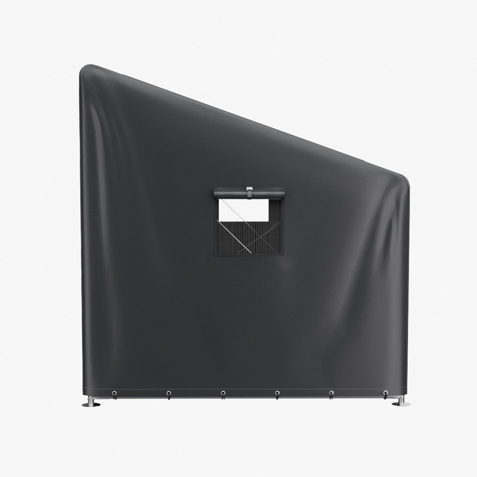 6 X 5ft Outdoor Garden Storage Shelter Bike Tent With Roll-up Zipper Door | Black