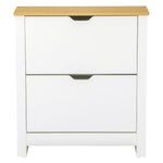 12/18 Shoe Storage Cabinet 4/6 Shelves 2/3 Drawers 4 Legs | Medium | White