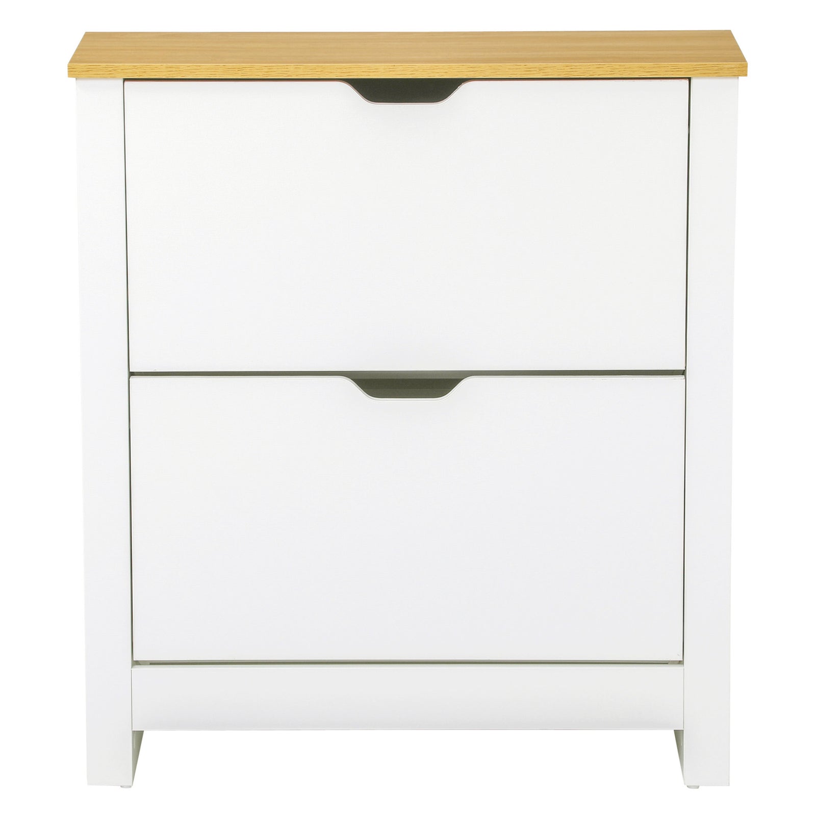 12/18 Shoe Storage Cabinet 4/6 Shelves 2/3 Drawers 4 Legs | Medium | White