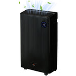 16l Per Day Quiet Air Dehumidifier With Purifier Uvc Timer | One Size | Black