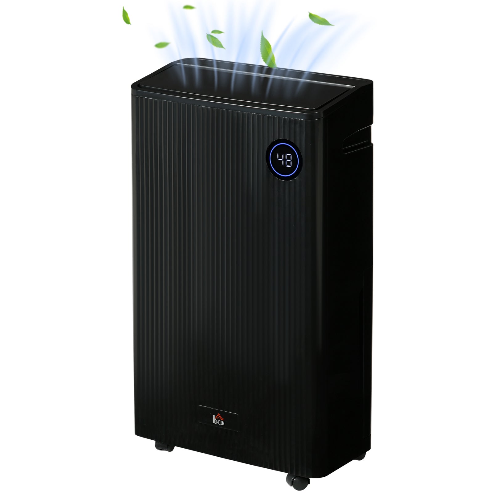16l Per Day Quiet Air Dehumidifier With Purifier Uvc Timer | One Size | Black